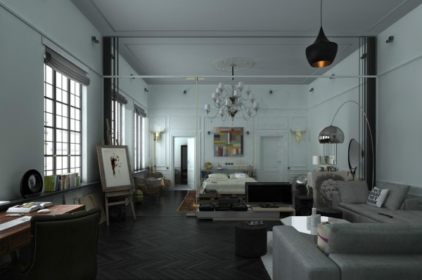 3 Distinctly Themed Apartments Under 800 Square Feet with Floor plans