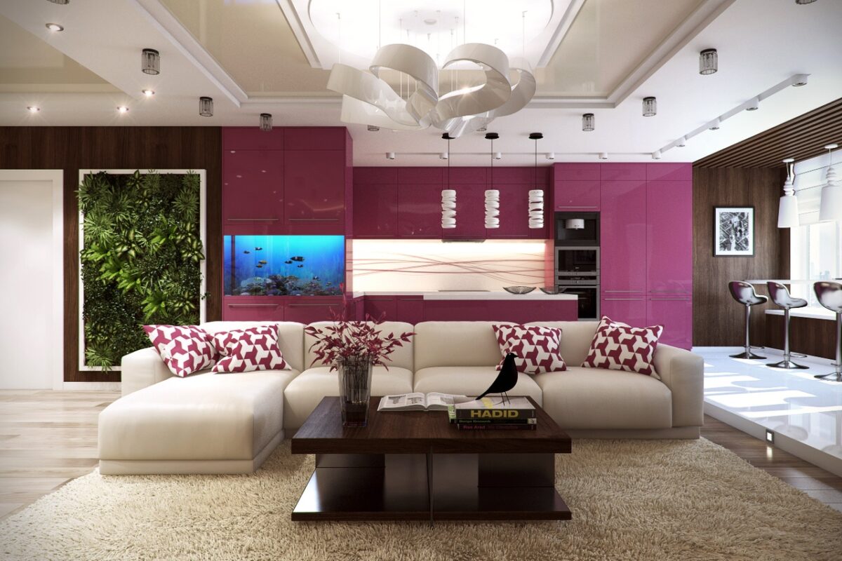 Open Apartments that Make Creative Use of Texture and Pattern