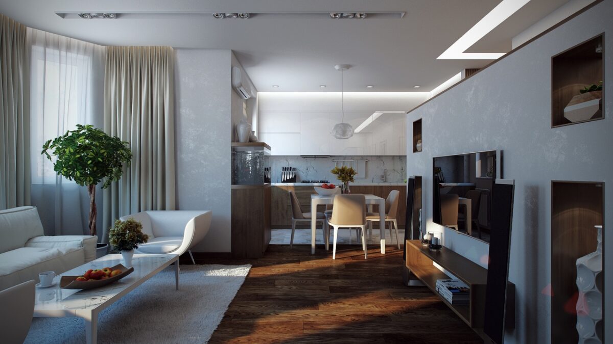 Open Apartments that Make Creative Use of Texture and Pattern