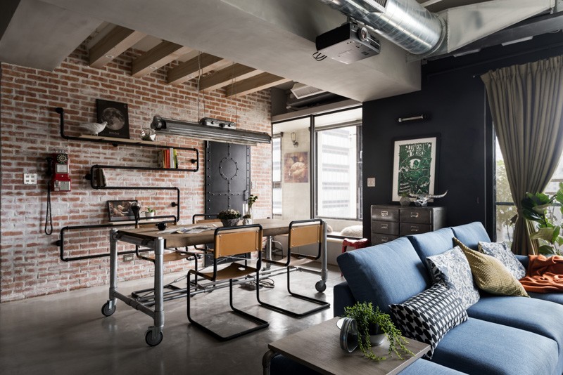 An Eclectic Loft Designed for Cats (and their humans)