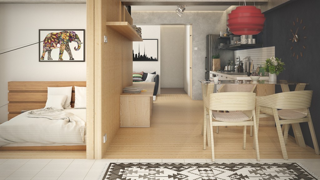 5 Small Studio Apartments With Beautiful Design
