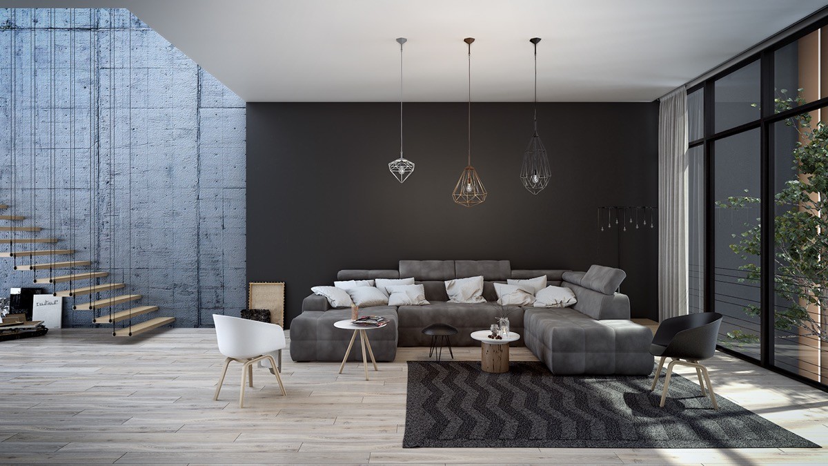 Black Living Rooms Ideas & Inspiration