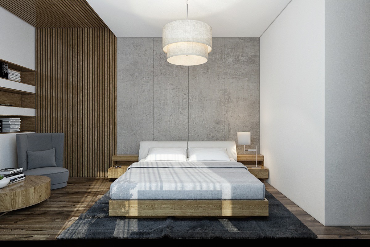 Concrete Wall Designs 30 Striking Bedrooms That Use Concrete Finish