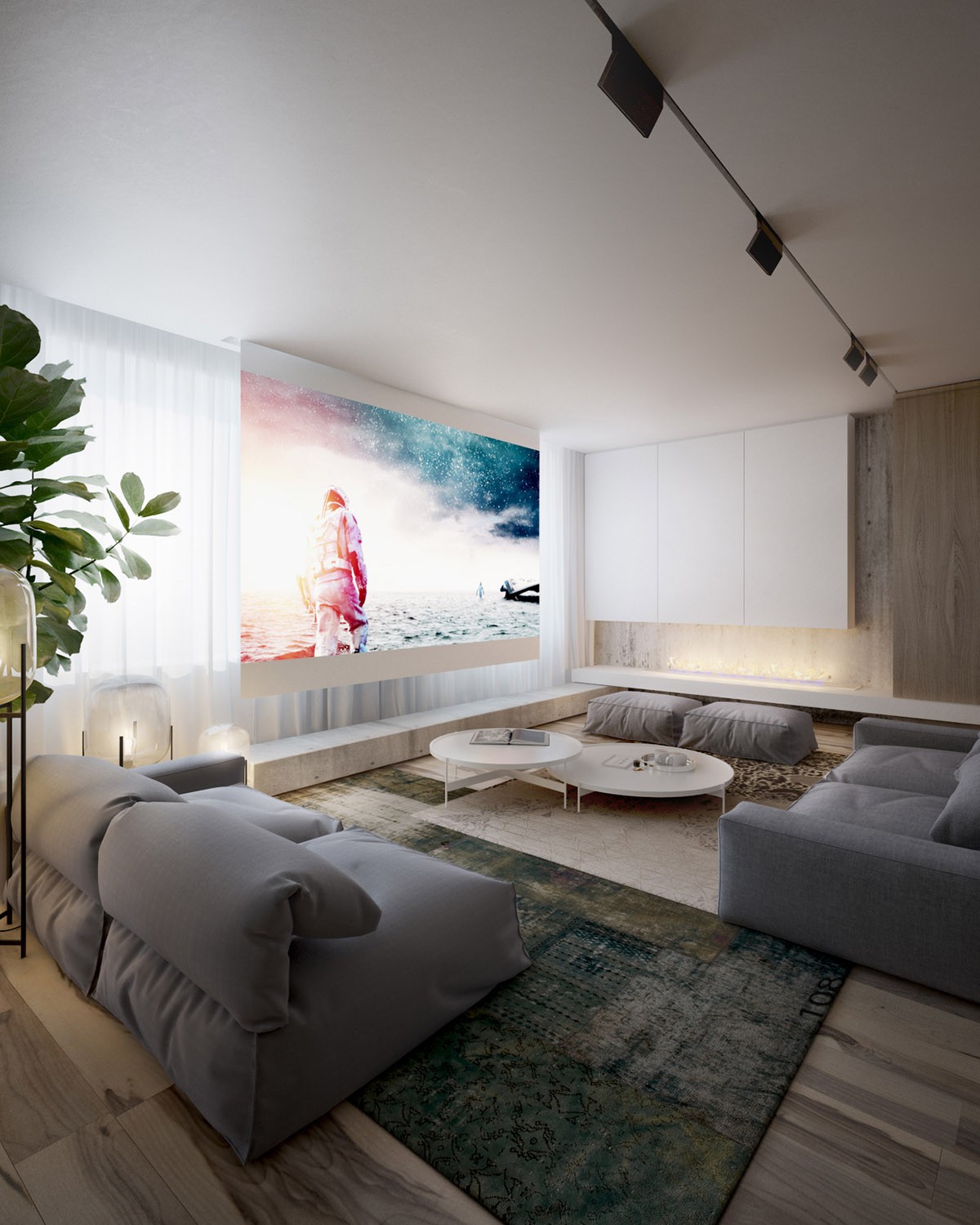 4 Interiors Where Wood And Concrete Meet