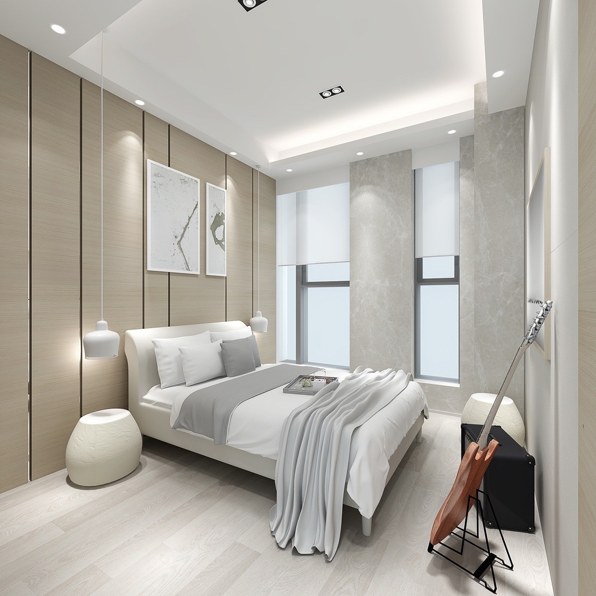 2 Luxury Homes with Beige Focused Interior Design