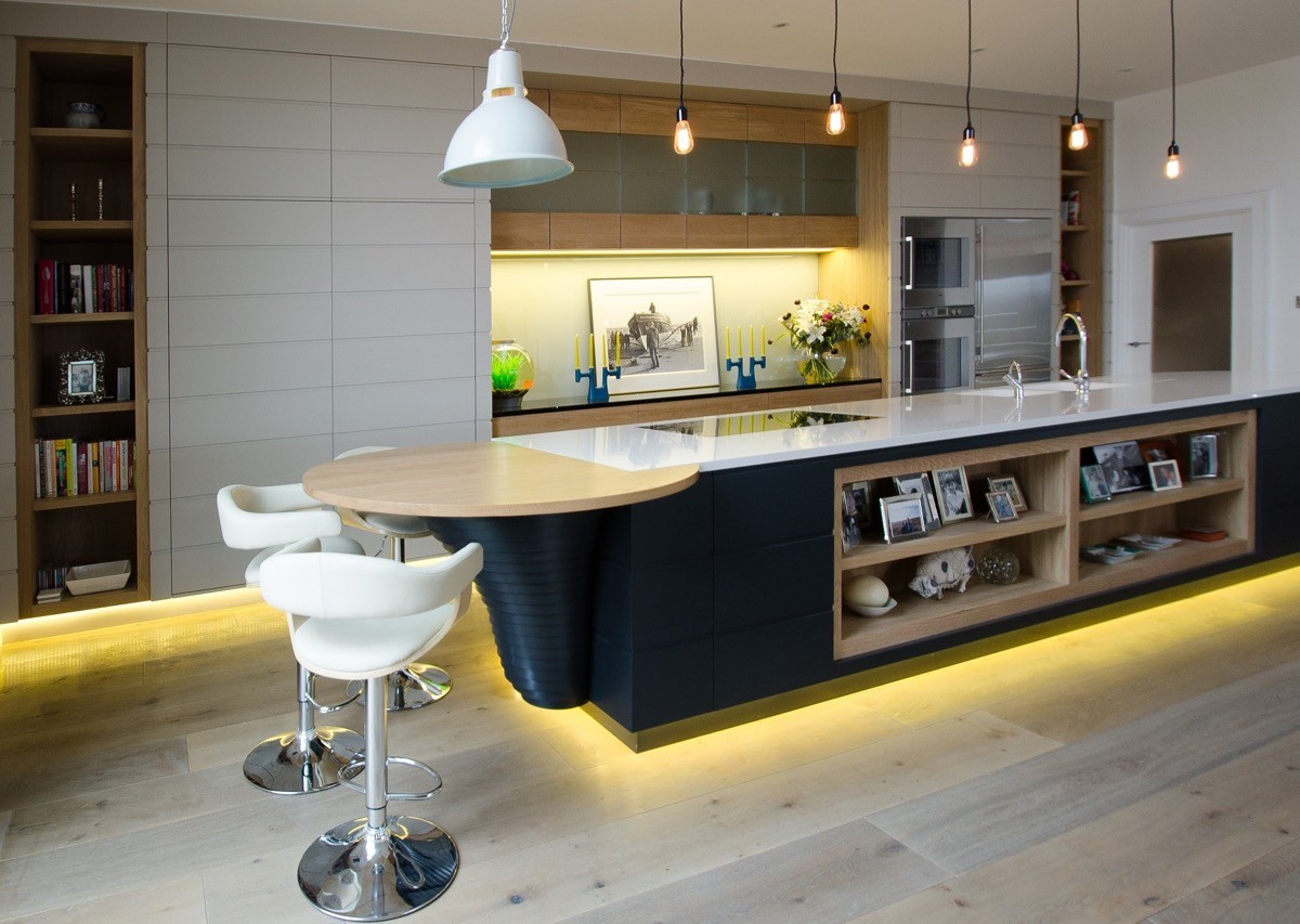 Enchanting modern kitchen ceiling design idea image from pinterest. 25 Examples Of Awesome Modern Kitchen Lighting