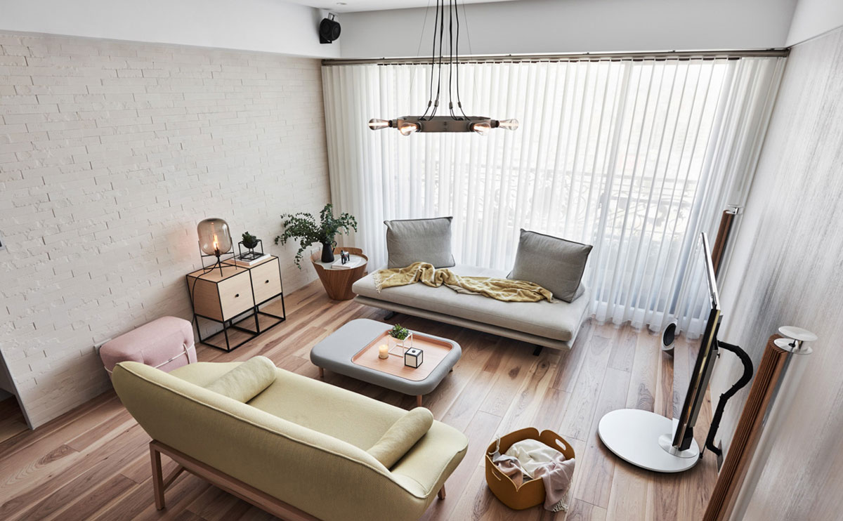 Family Home With Dashes Of Pastel Colour Decor