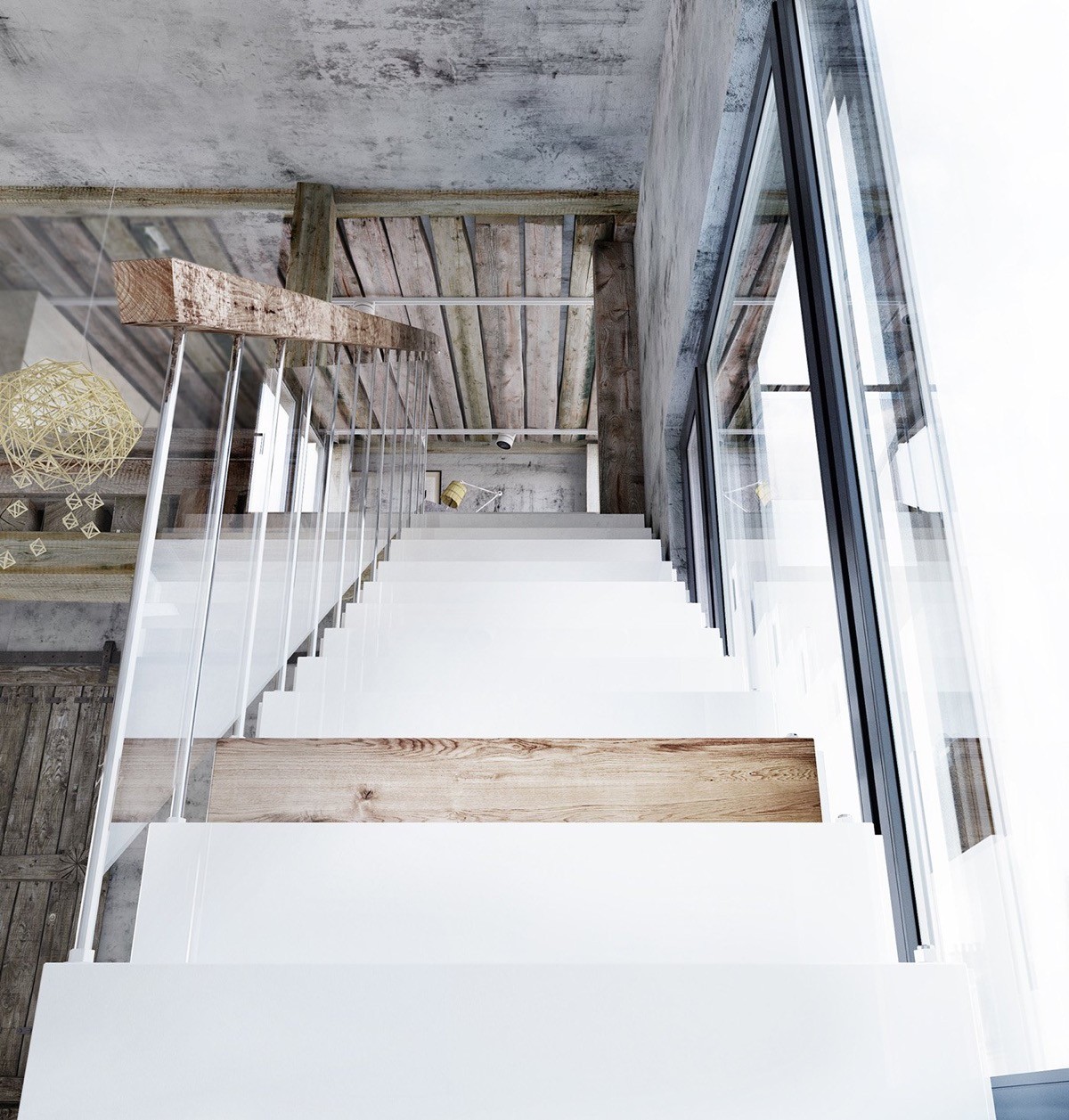 Two Examples Of Industrial Modern Rustic Interior Design