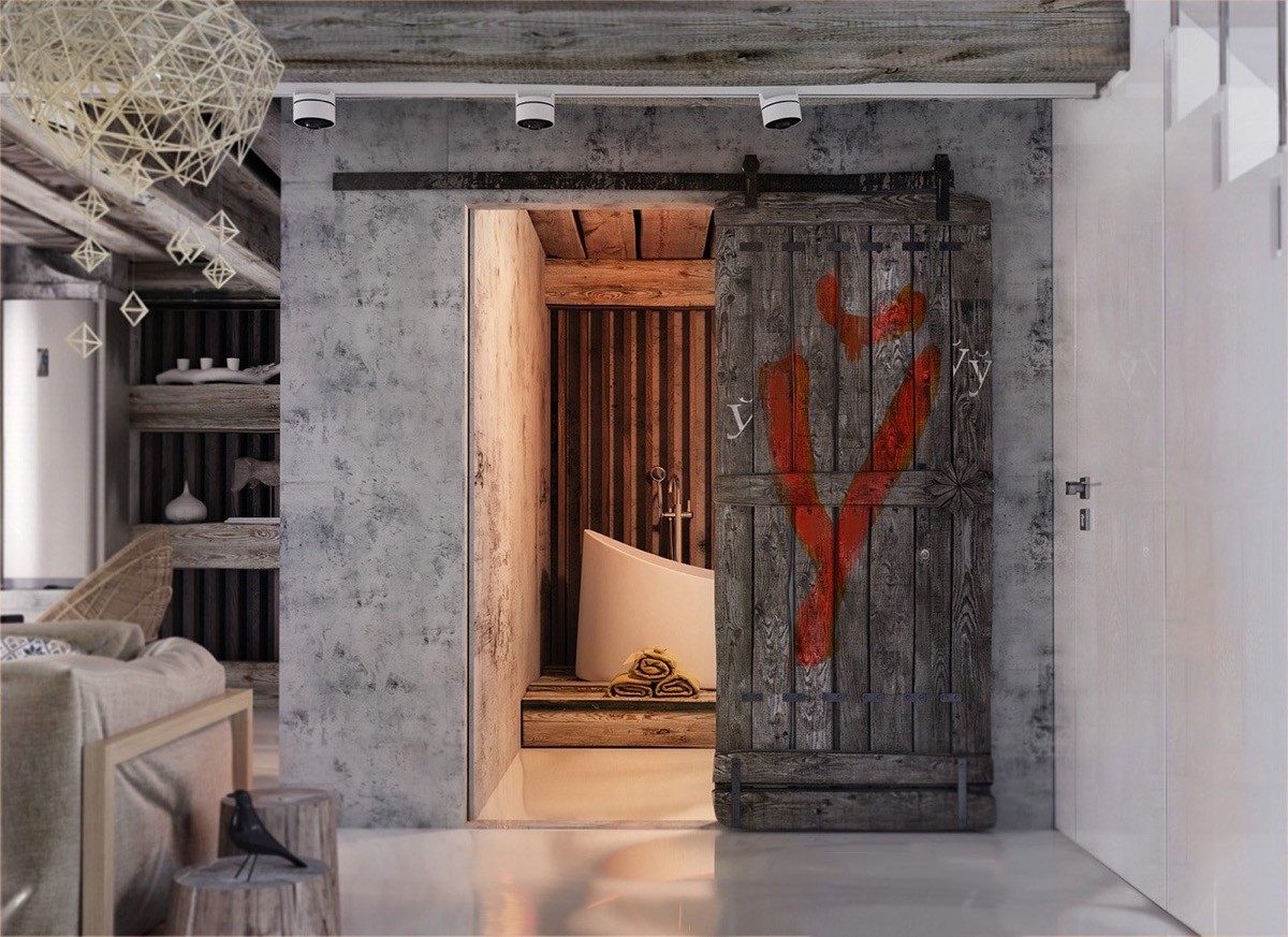 Two Examples Of Industrial Modern Rustic Interior Design