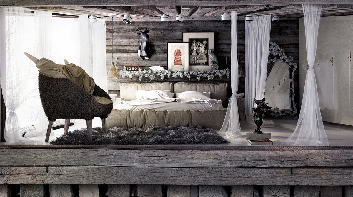 Two Examples Of Industrial Modern Rustic Interior Design