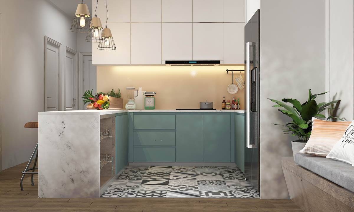 Small Modern Apartment Design With Asian And Scandinavian