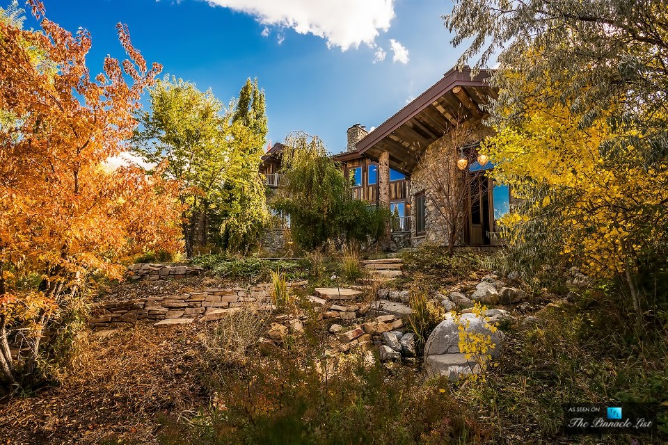 Rustic Mountaintop Mansion With Indoor River