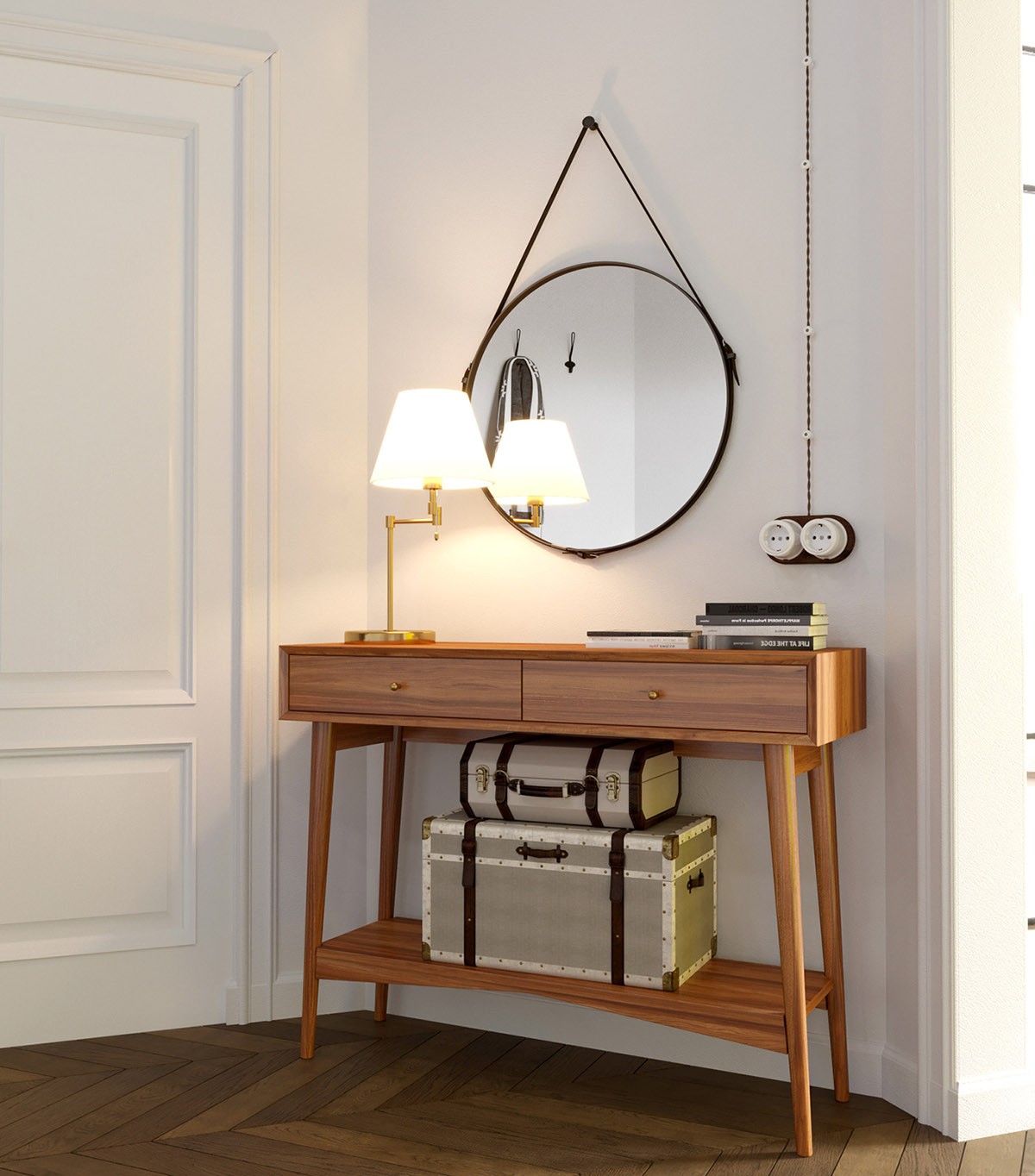 Earthy Eclectic Scandinavian Style Interior