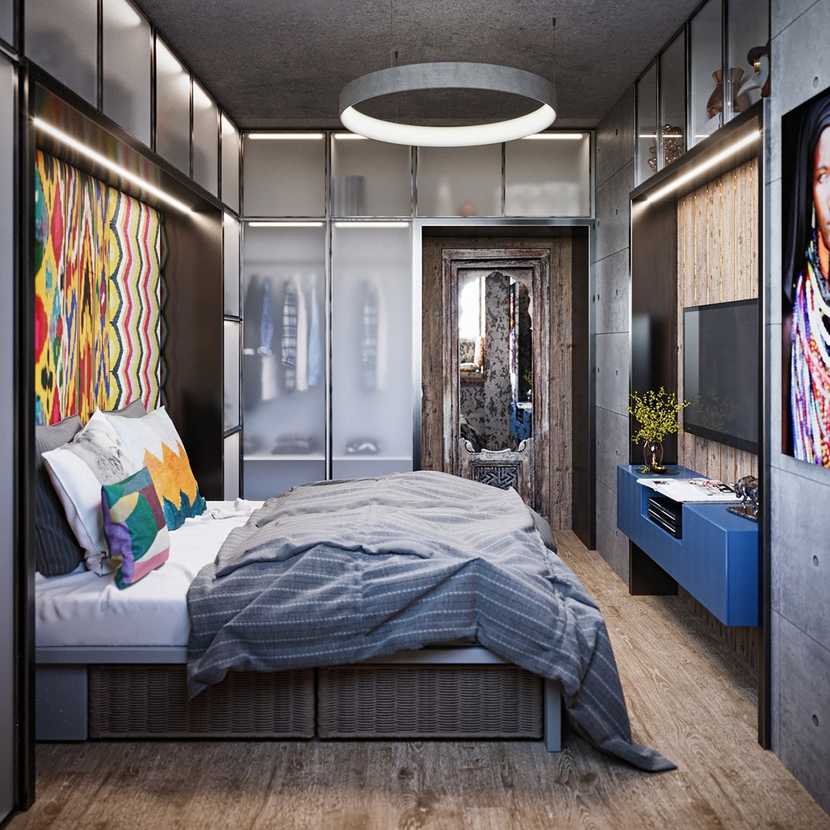 Colourful Boho Industrial Style With Moroccan Accents