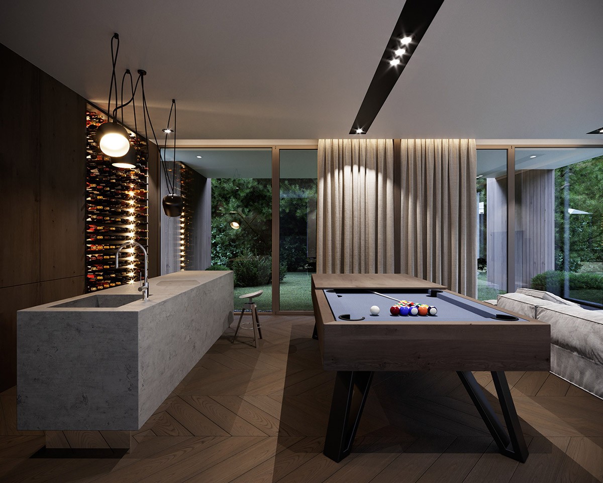 Dramatic Interior With Luxury Closets & Bathrooms