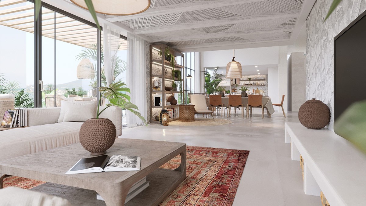 Three Interiors With An Ethnic Rustic Mix