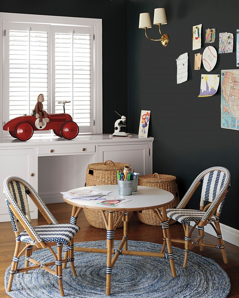 Light Navy Blue Round Dining Table Rug Interior Design Ideas