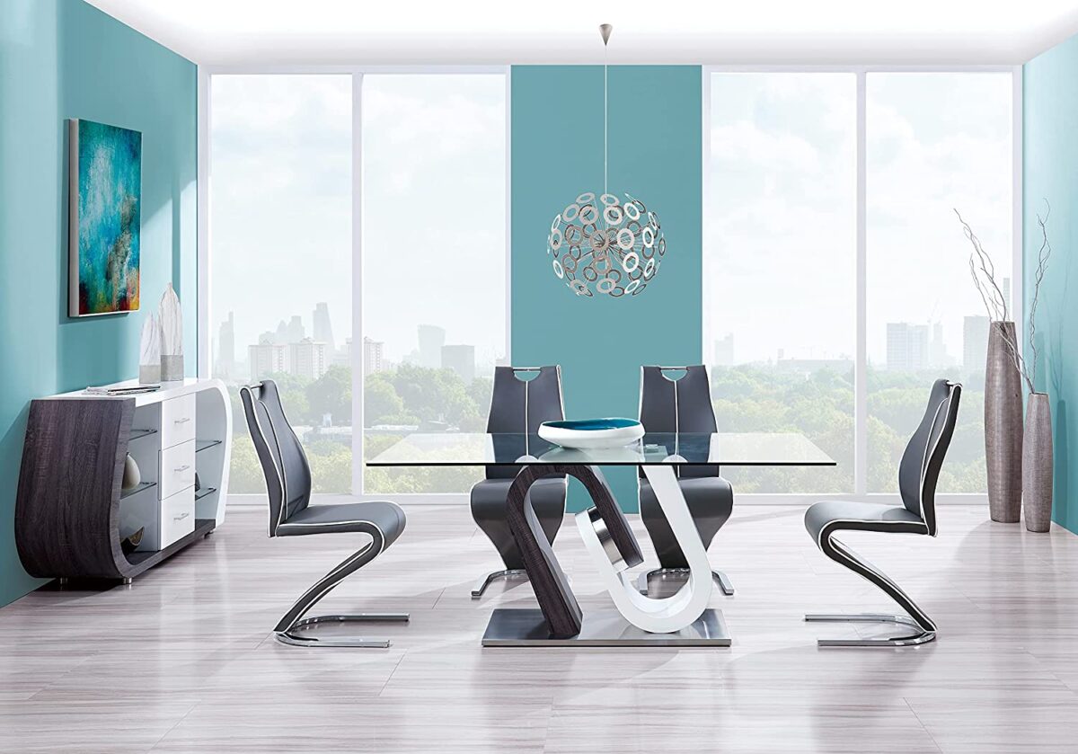 Geometric Dining Table Interior Design Ideas