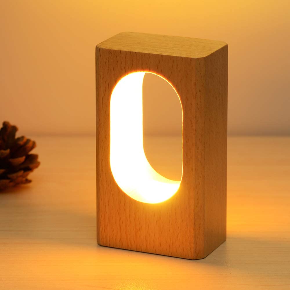 Product Of The Week Dimmable LED Wood Table Lamp