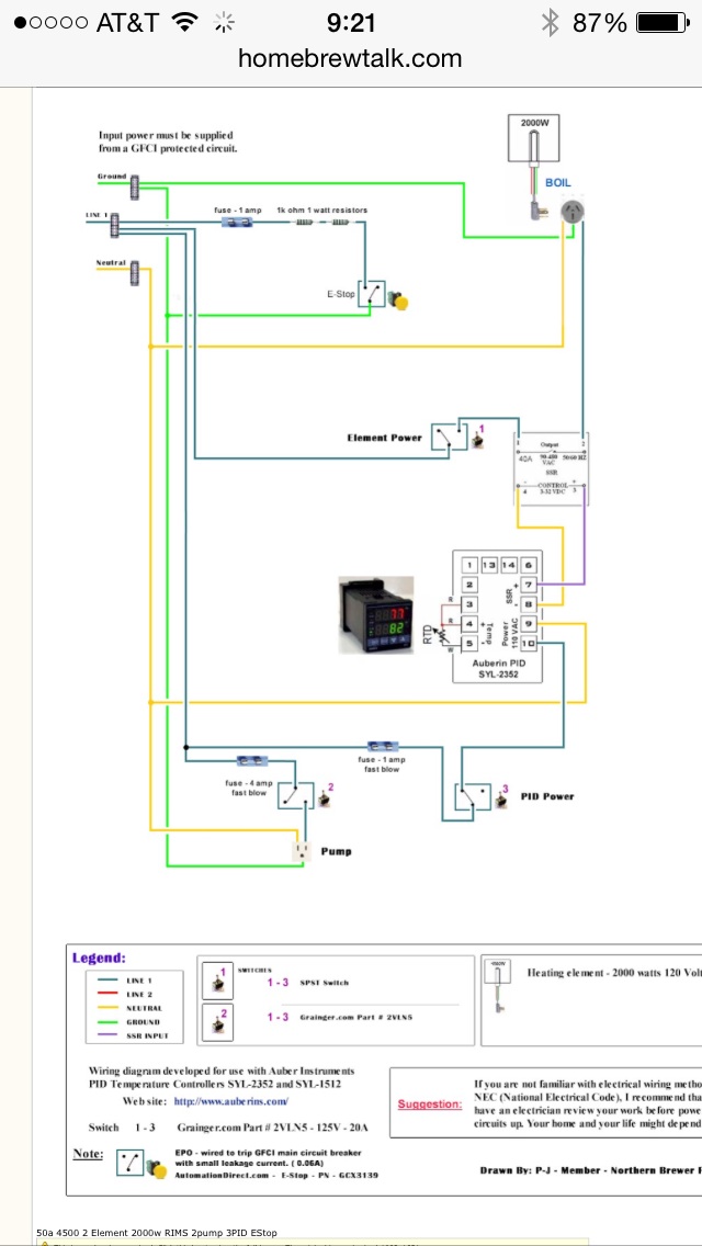 MyPin TD4-SNR with PT100 Wiring Diagram | Homebrew Talk - Beer, Wine