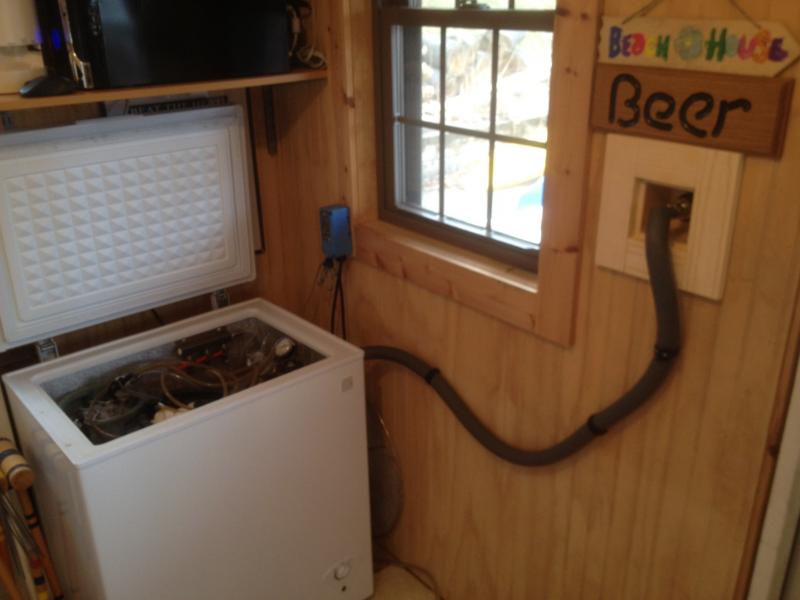 Show us your upright refrigerator "Kegerator" conversion. Homebrew