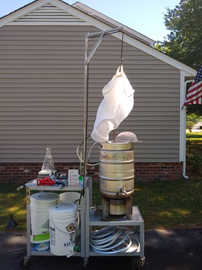 Virginia BIAB keggle setup with Blichman burner RVA Homebrew Talk