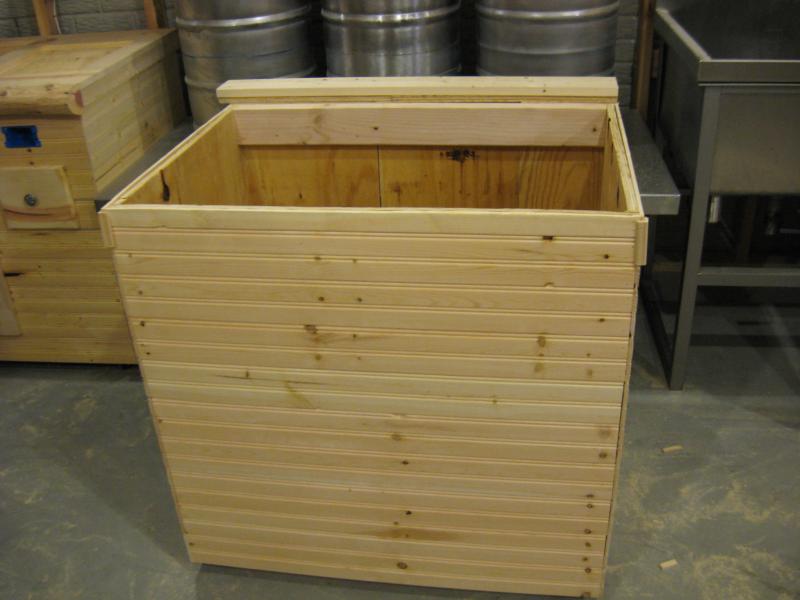 Hoppo's Rustic Motorized Grain Mill and Grain Storage Bin Homebrew Talk Beer, Wine