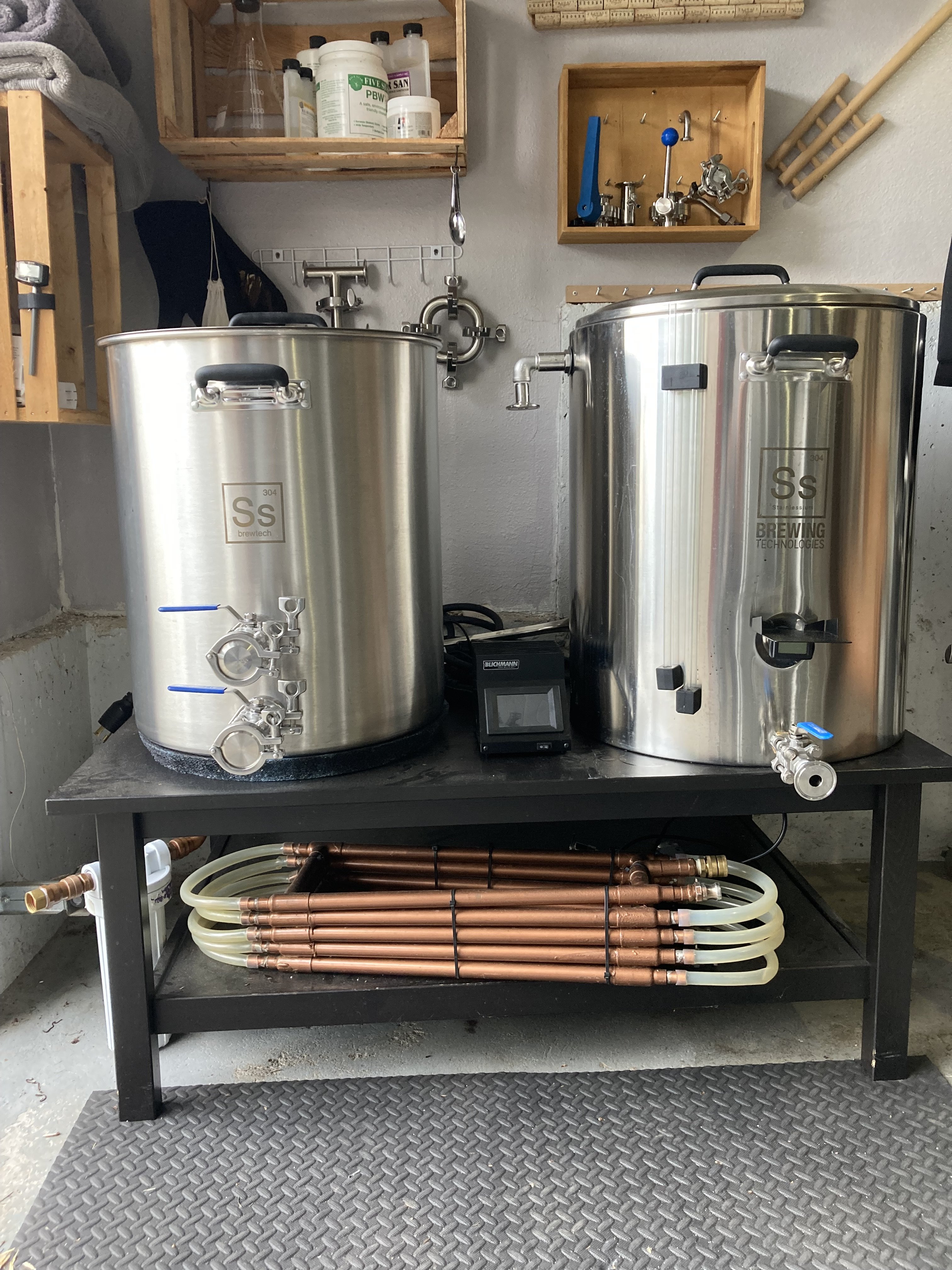 For Sale 20 Gal SS Brewtech / Blichmann hybrid electric brew system