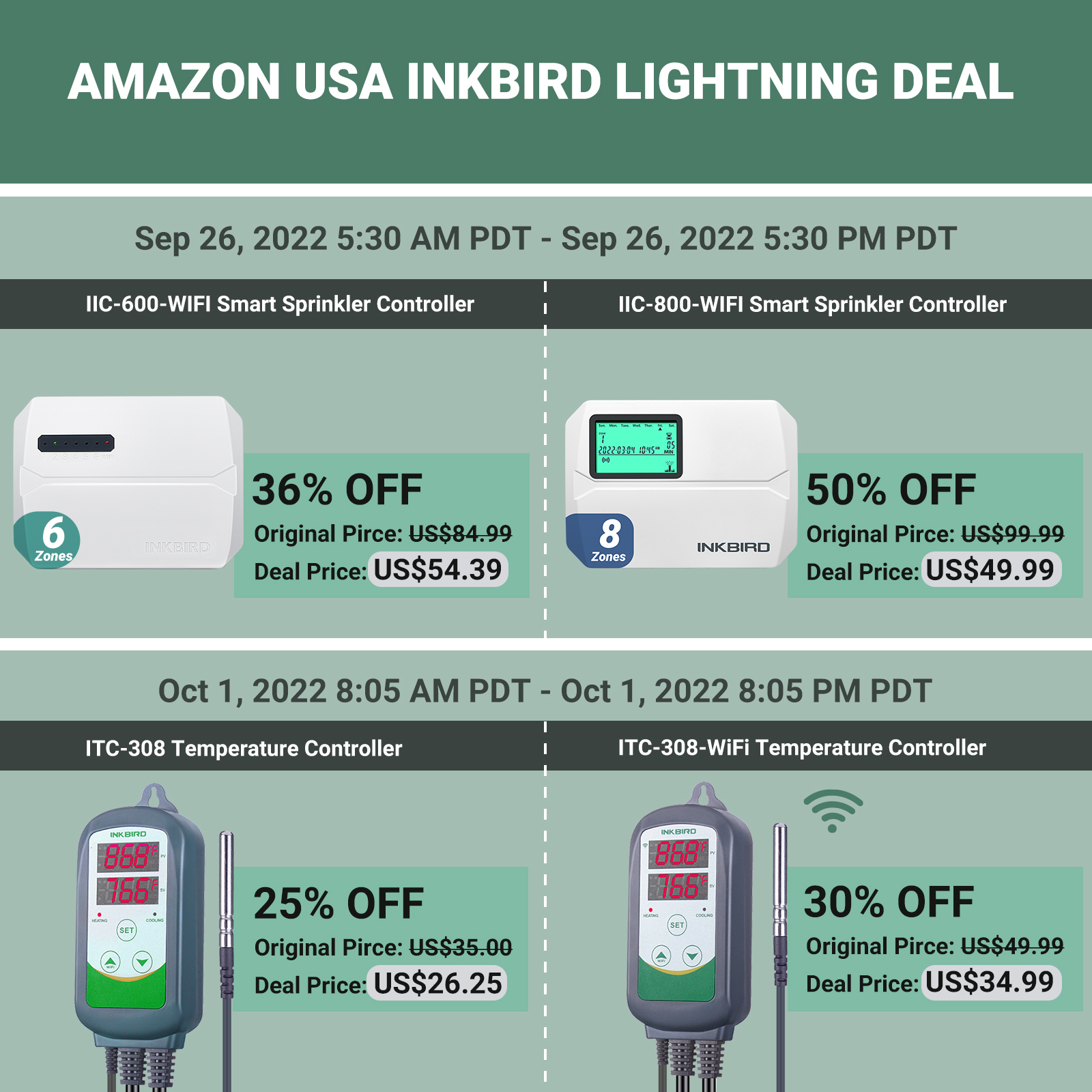 INKBIRD Amazon Deals Up to 50 OFF! Homebrew Talk Beer, Wine