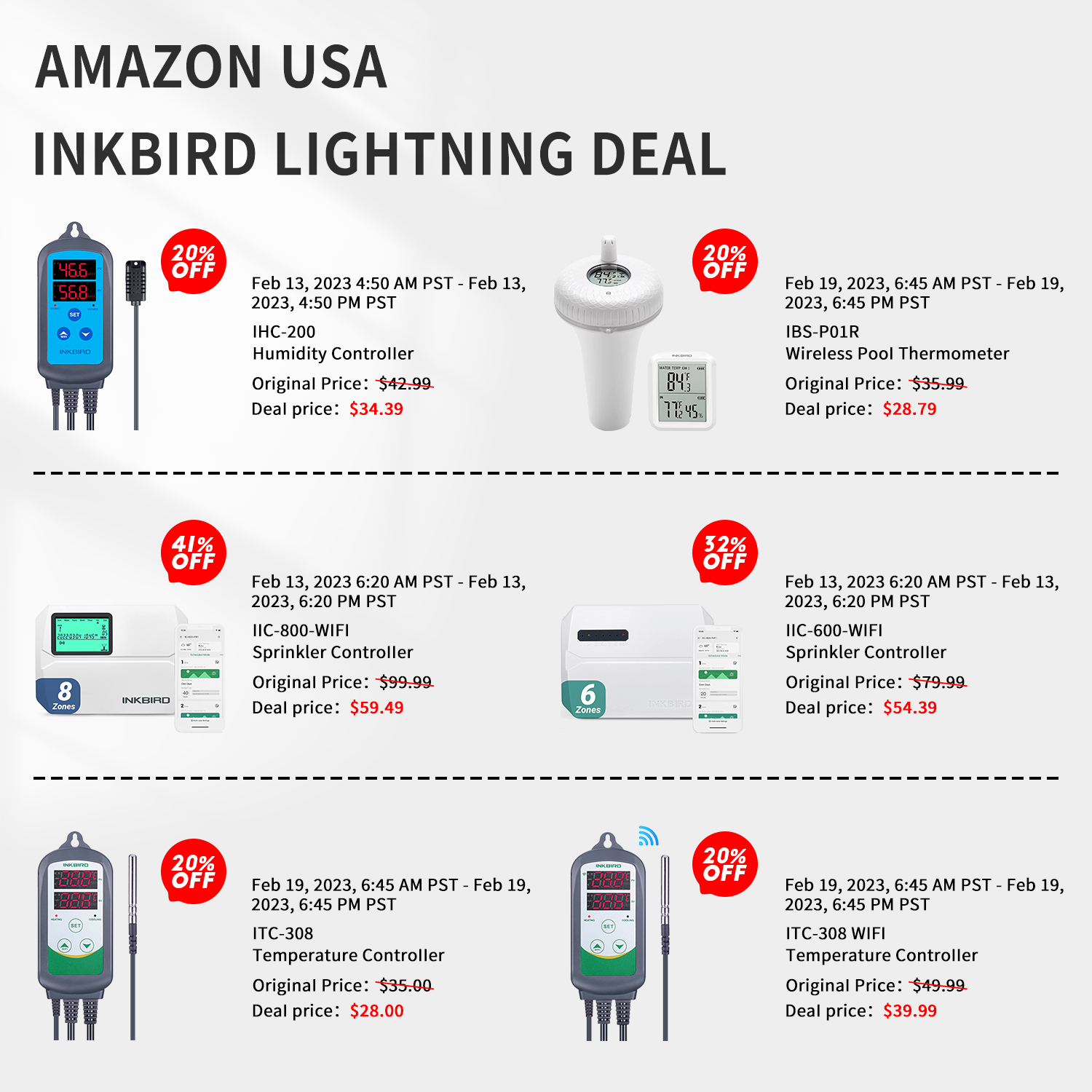 INKBIRD Amazon Deals Up to 41 OFF! Homebrew Talk Beer, Wine