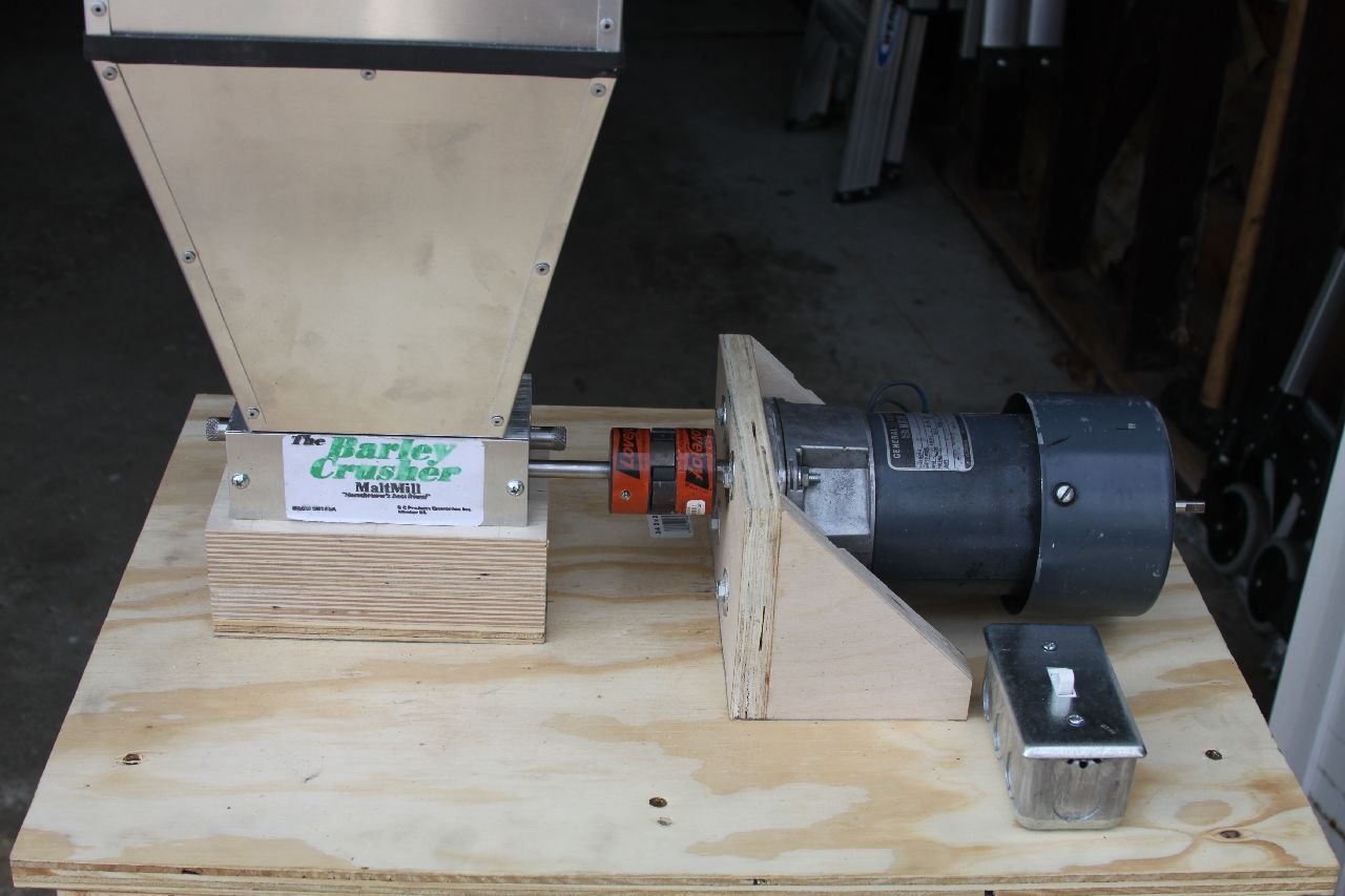 Finished my motorized mill Homebrew Talk Beer, Wine, Mead, & Cider