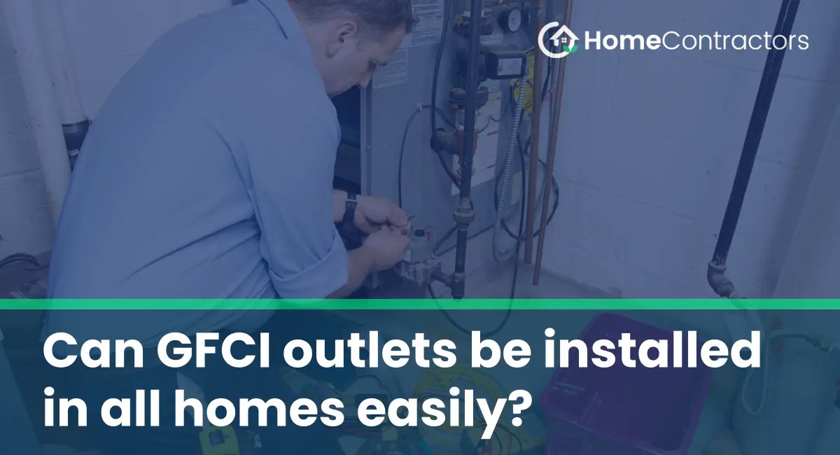 Can GFCI outlets be installed in all homes easily?