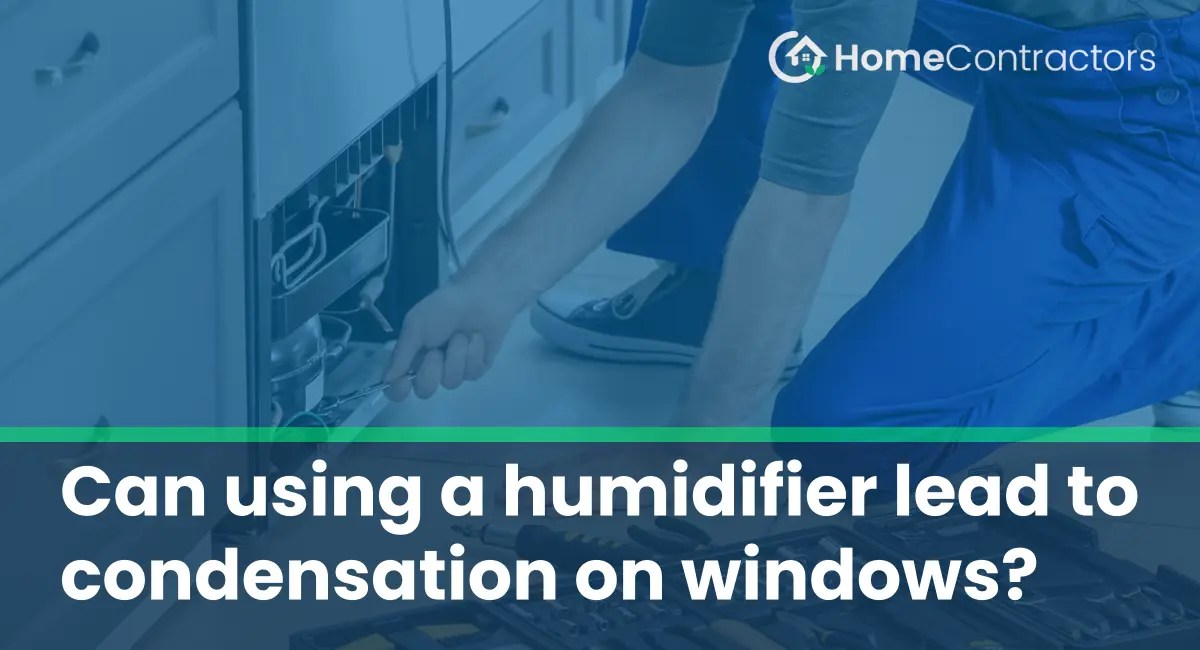 Can using a humidifier lead to condensation on windows