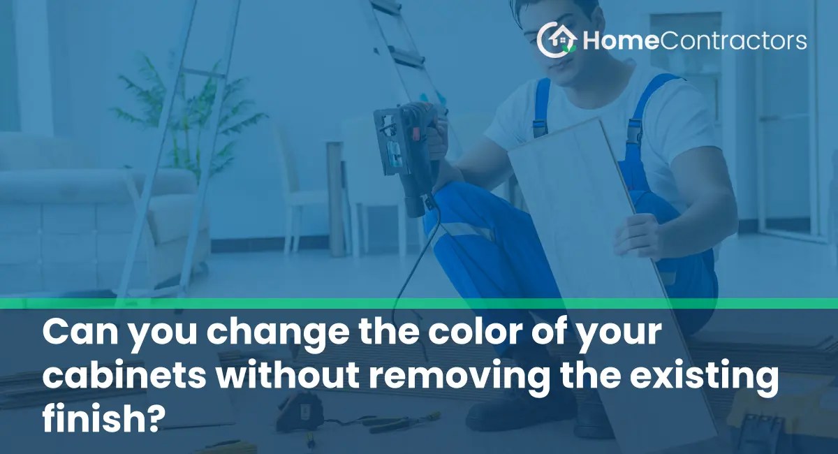 Can you change the color of your without removing the existing