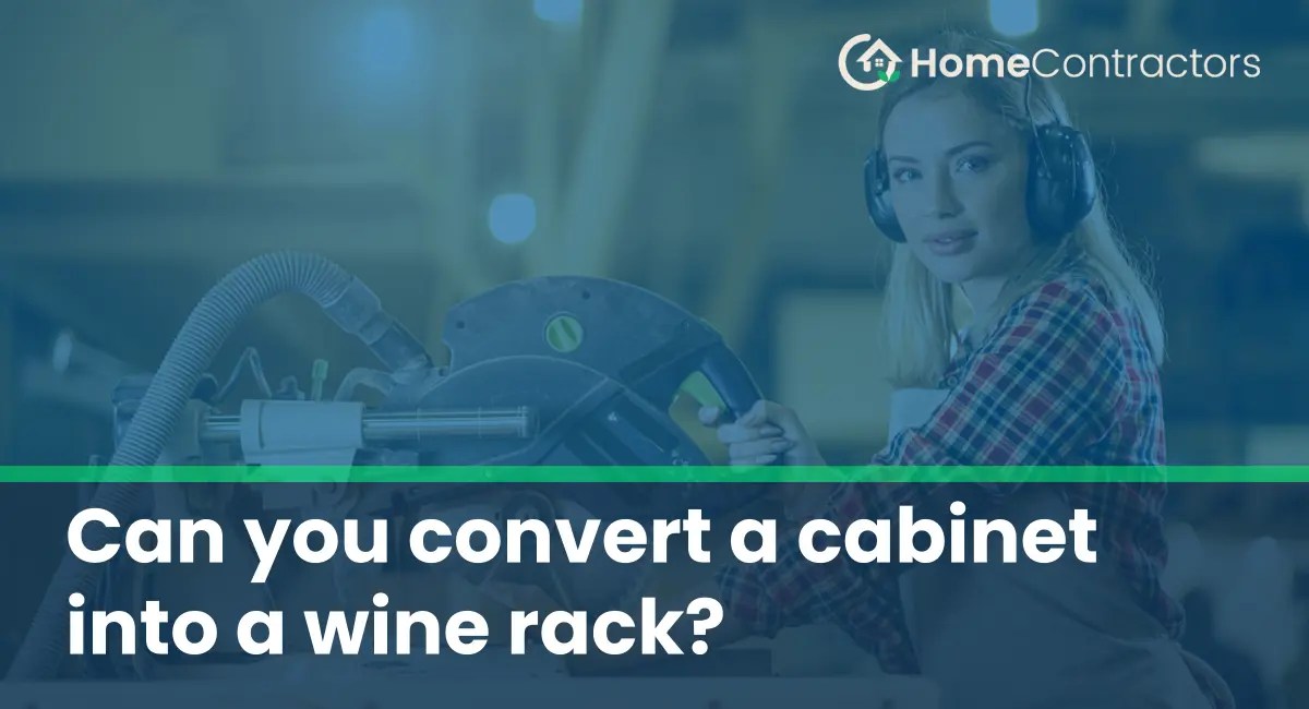 Can you convert a into a wine rack?