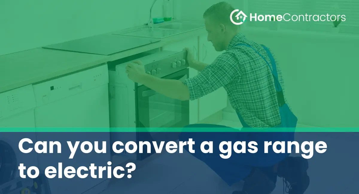Can you convert a gas range to electric?