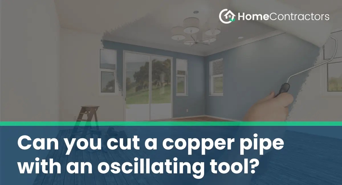 Can you cut a copper pipe with an oscillating tool?