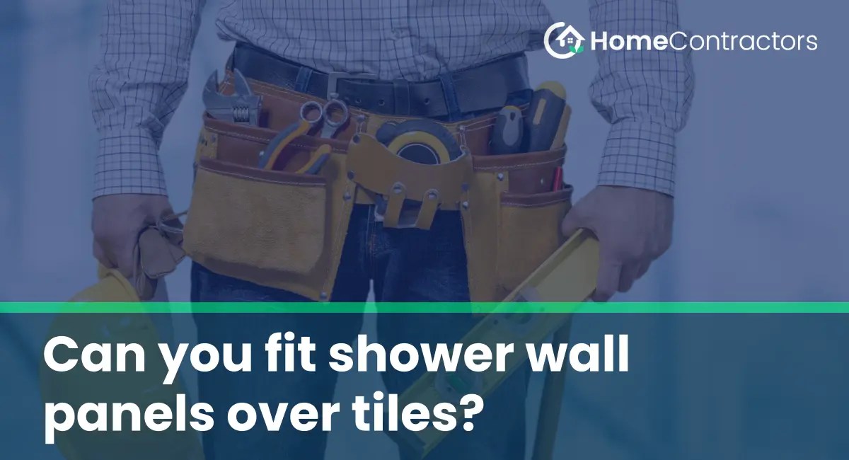 Can you fit shower wall panels over tiles?