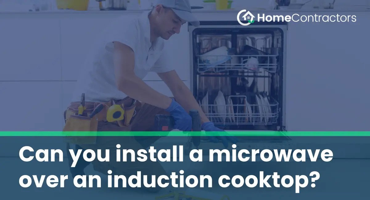 Can you install a microwave over an induction cooktop
