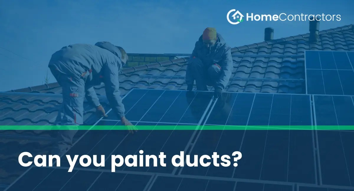Can you paint ducts?