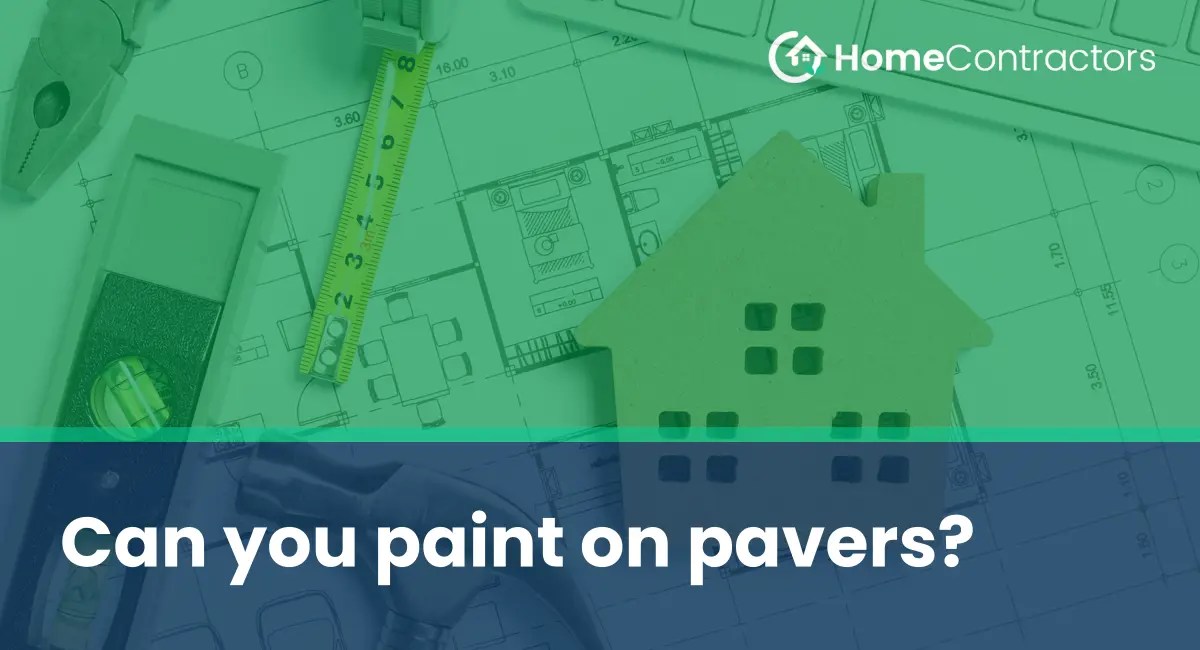 Can you paint on pavers?