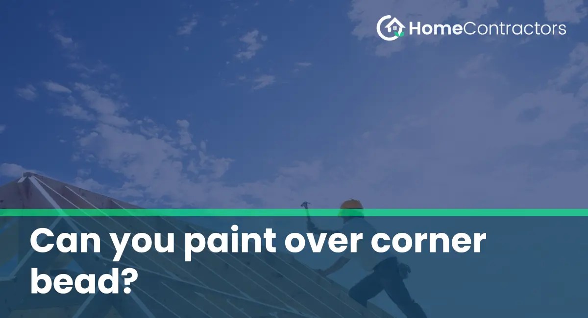 Can you paint over corner bead?