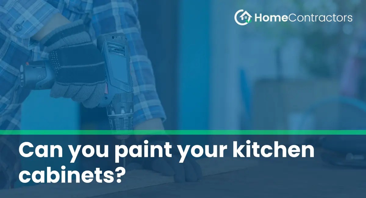 Can you paint your kitchen