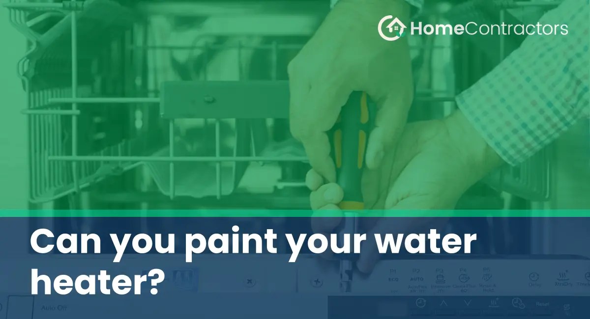 Can you paint your water heater?