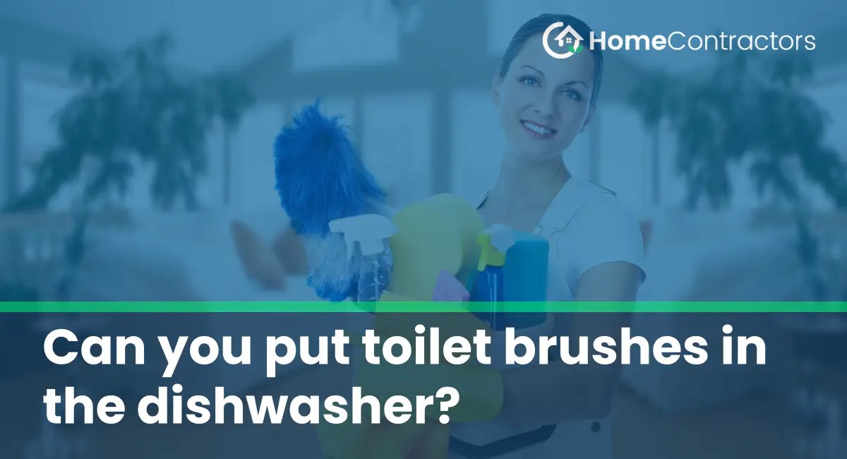 Can you put toilet brushes in the dishwasher?