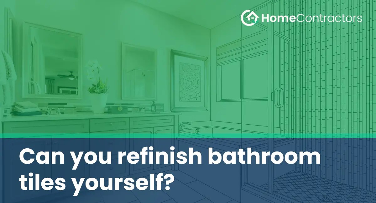 Can you refinish bathroom tiles yourself?