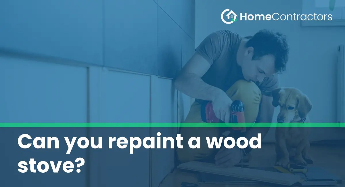 Can you repaint a wood stove?