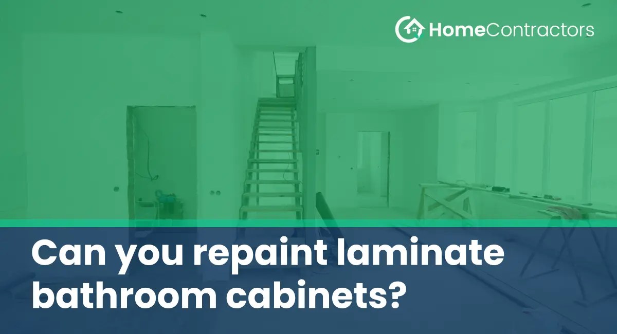 Can you repaint laminate bathroom