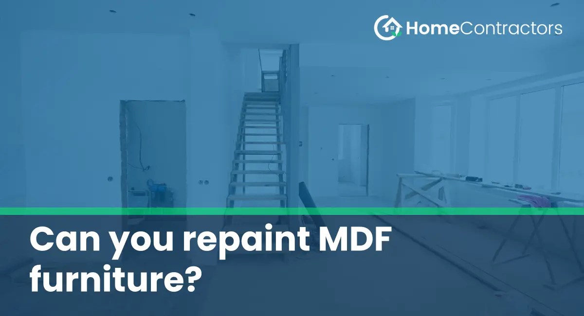 Can you repaint MDF furniture?
