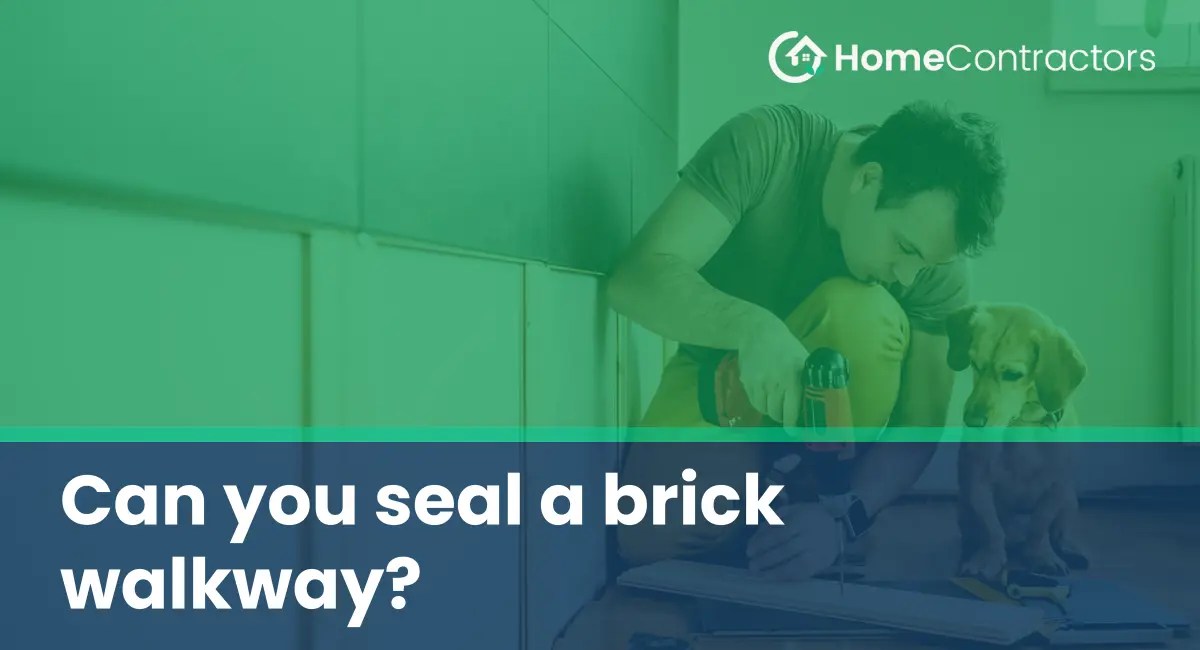 Can you seal a brick walkway?